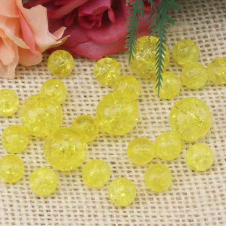 8mm cracked bead bracelet woven through net red envelope, acrylic bead imitation crystal Application Scenario