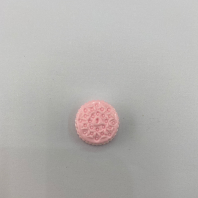 奥利奥佳典饰品配件小桃子树脂配件粉色配件头扣配件1