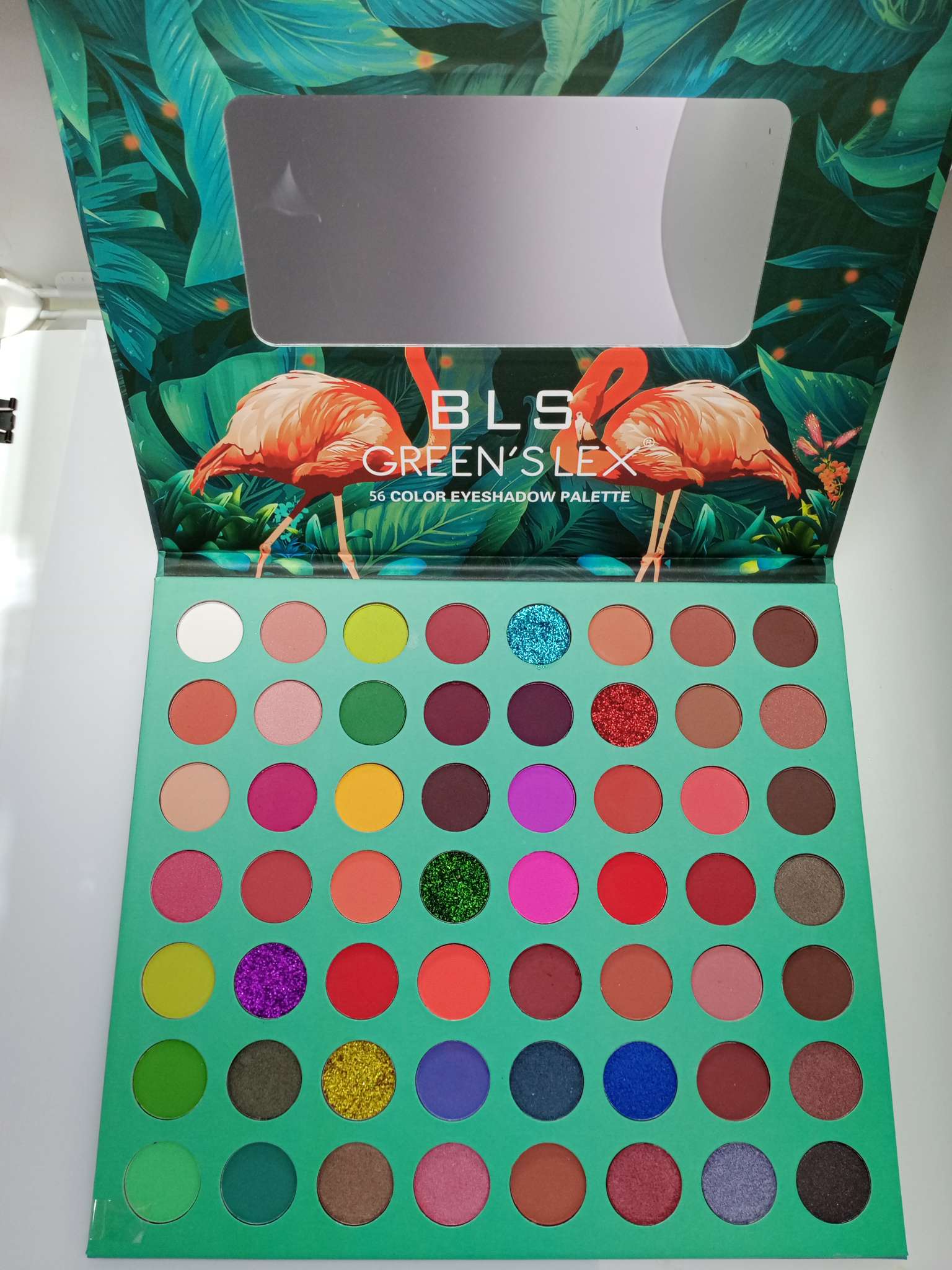 56 color paper eyeshadow trays matte highlighter eyeshadow size glitter eyeshadow trays manufacturers direct thumbnail