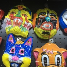 便宜面具薄面具PVC面具送礼面具鬼脸
