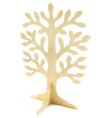 植树节diy手工白坯木质大树幼儿园儿童材料制作美劳玩具详情图2