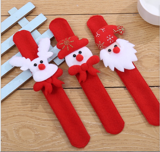 星耀圣诞礼品圣诞用品圣诞装饰用品啪啪圈圣诞布艺拍拍圈工艺品批发