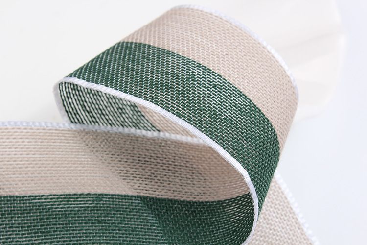 Korean premium two-color cotton fabric lace ribbon manufacturer direct sales for export 100Y Specification image