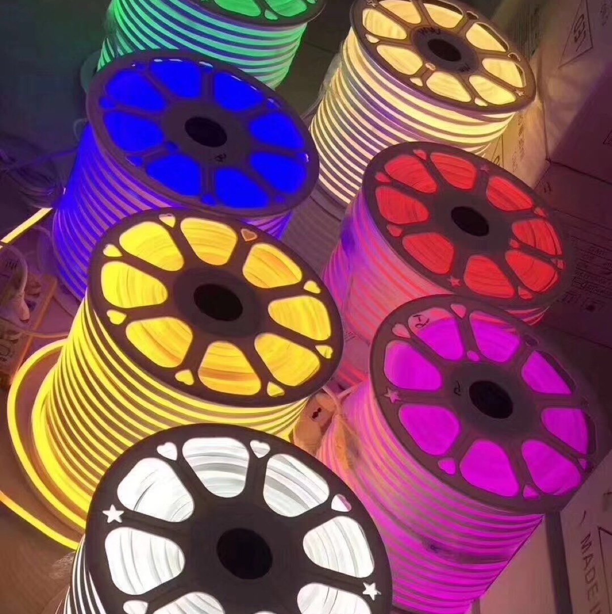 Flexible Light With 100 Meters Application Scenario
