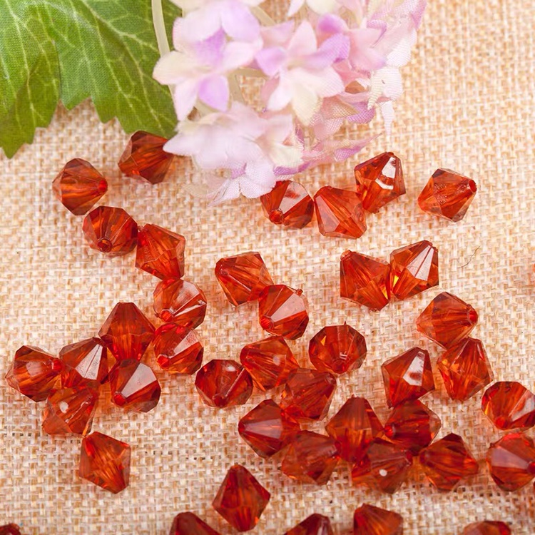6mm crystal imitation beaded transparent rhombic pointed beads acrylic loose beads diy handcrafted bead curtain partition door curtain bracelet Application Scenario