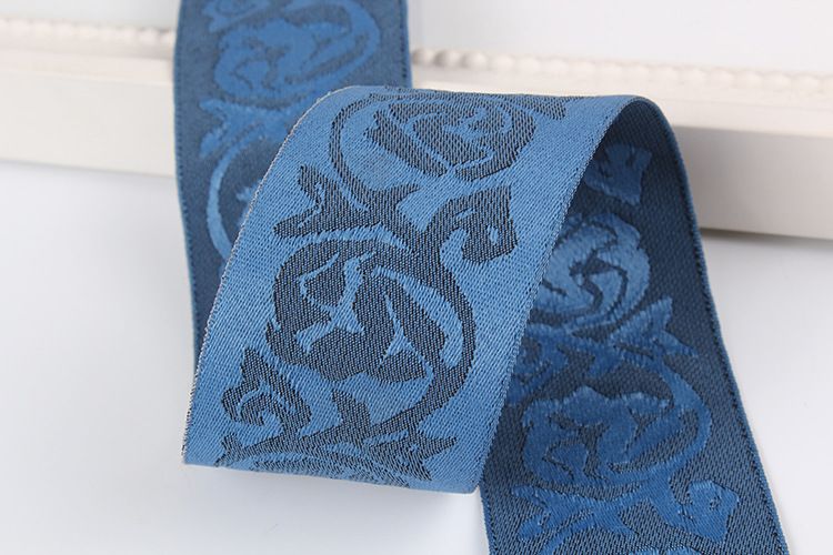 Dingxin, a manufacturer of high-quality Korean woven ribbons and Japanese jacquard fabric lace ribbons, offers direct sales and export for 100Y details Picture
