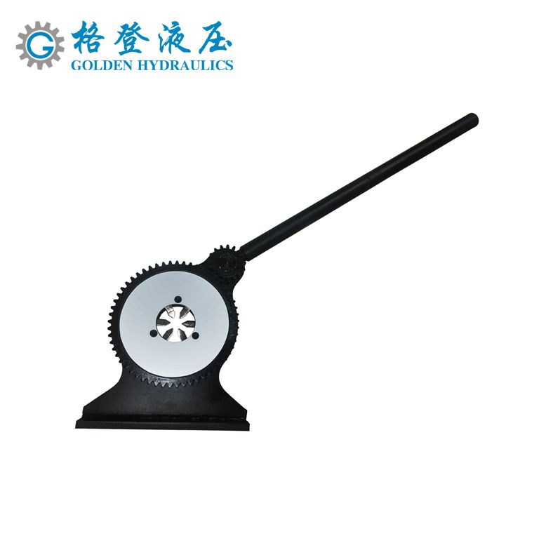 Manual gear-type low-pressure sleeve leather crimping machine and pipe press