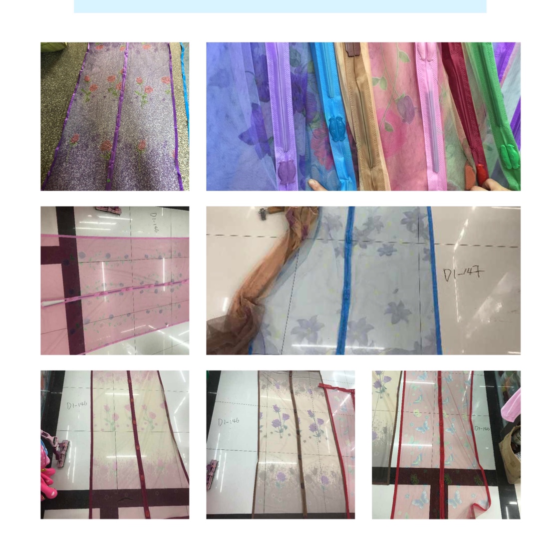 Velcro mosquito proof curtain magnetic screen door household self-mounted screen mesh sand self-adhesive magnet detachable thumbnail