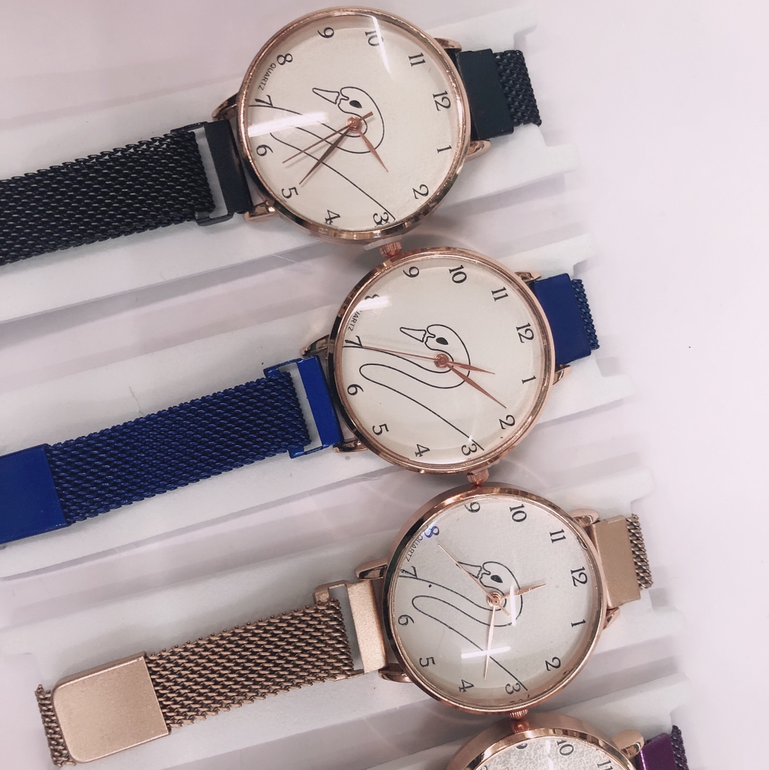 米兰表带手表女士手表 小表盘 潮流时尚石英手表学生2产品图