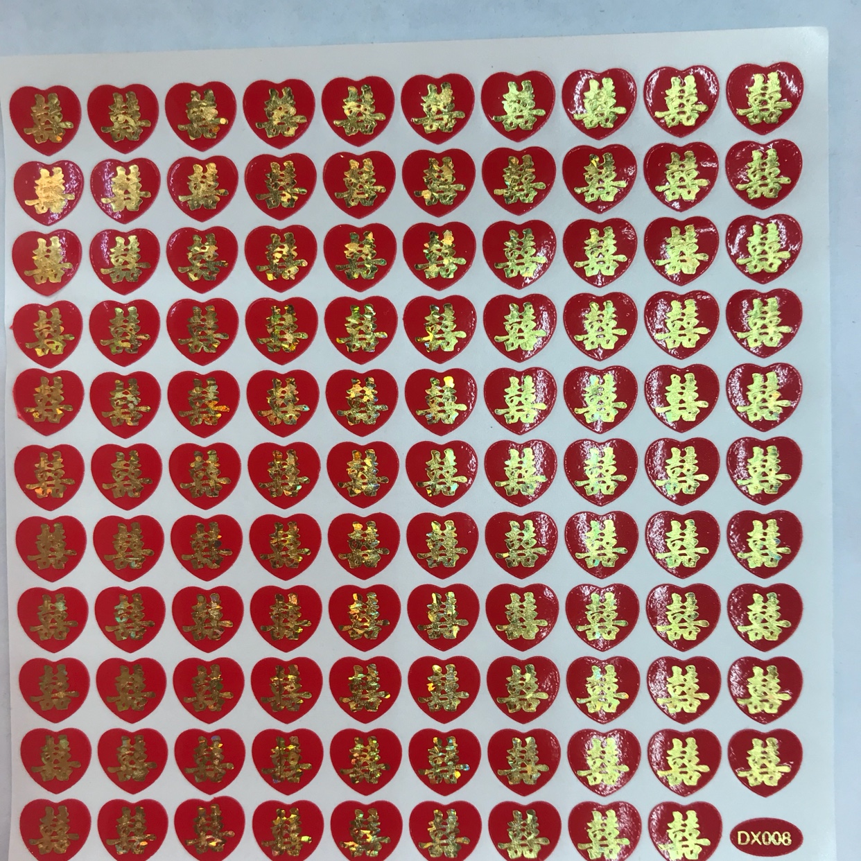 Wedding happiness characters, small happiness characters, self-adhesive face stickers, egg stickers, red envelope stickers, furniture stickers