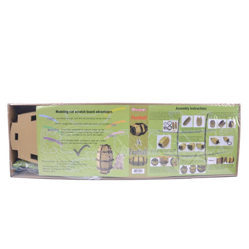 新款宠物用品 瓦楞纸猫窝 猫玩具 猫抓板 趣味益智滚动猫玩具详情图11