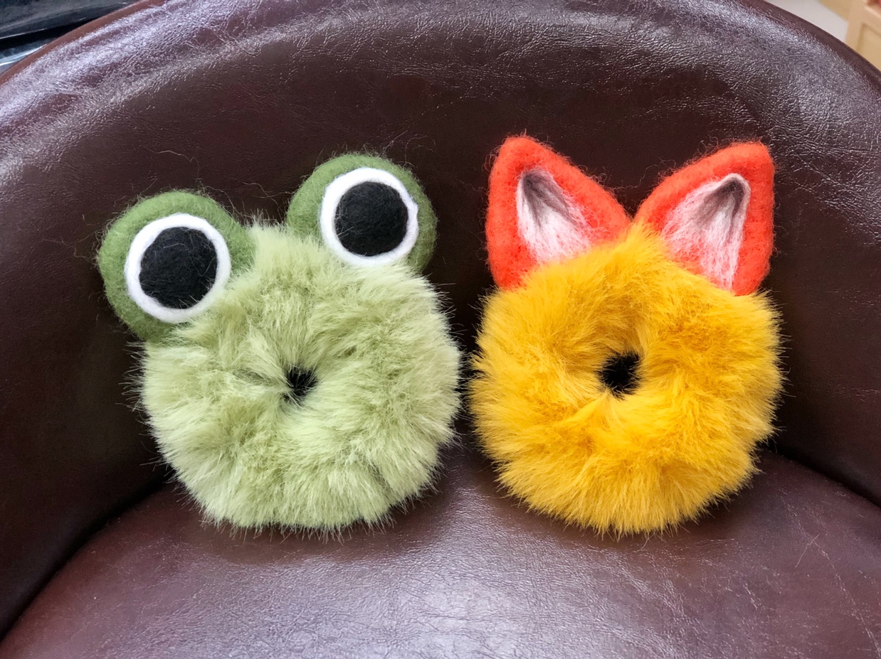 Plush hair band with rabbit ears, 3D cross-border exclusive, best-selling children's cute tied hair band, frog-like rabbit hair band, fox ear hair band details Picture