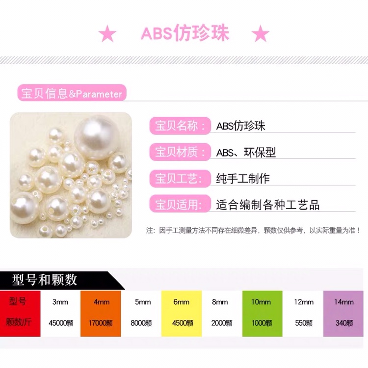 ثقوب بلاستيكية دائرية من طراز ABS ذات فتحات بيضاء ملونة تبلغ 10 ملليمتر Item Picture