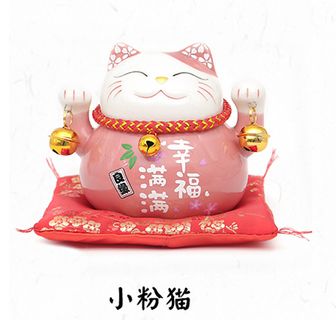 [Rocking cat kitchenware] Industry piggy bank home accessories living room desk home ceramic gifts