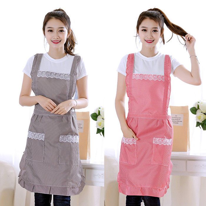 A small checkered princess apron Application Scenario