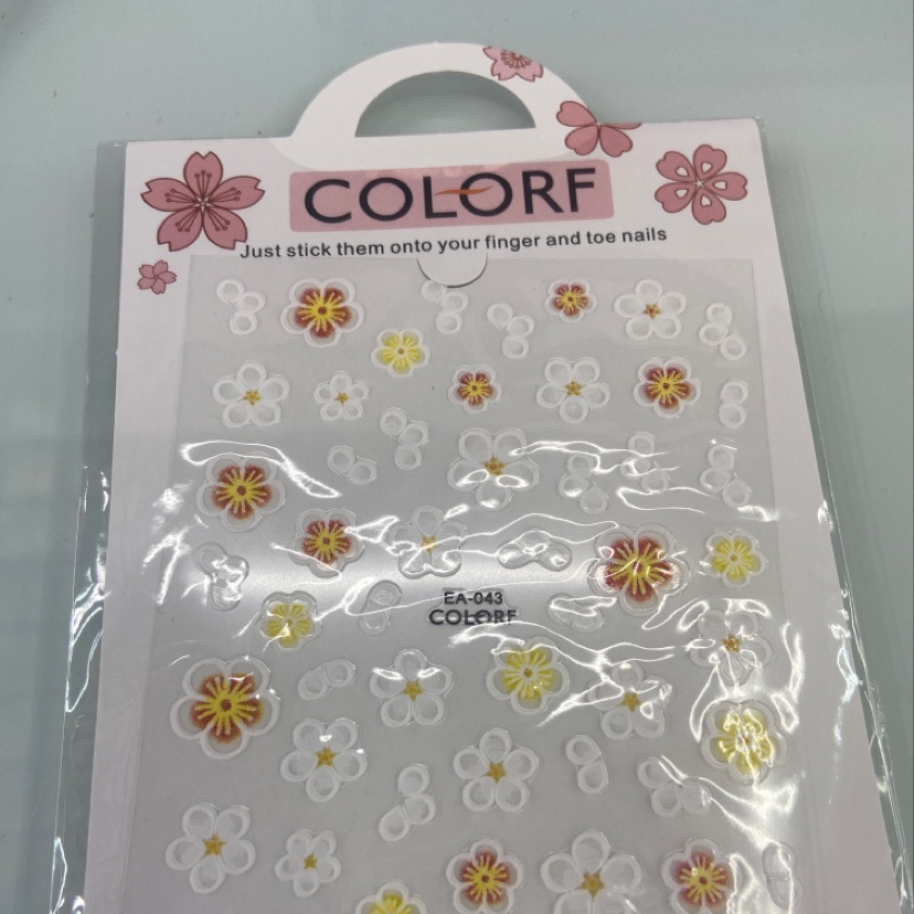 New 5D nail stickers