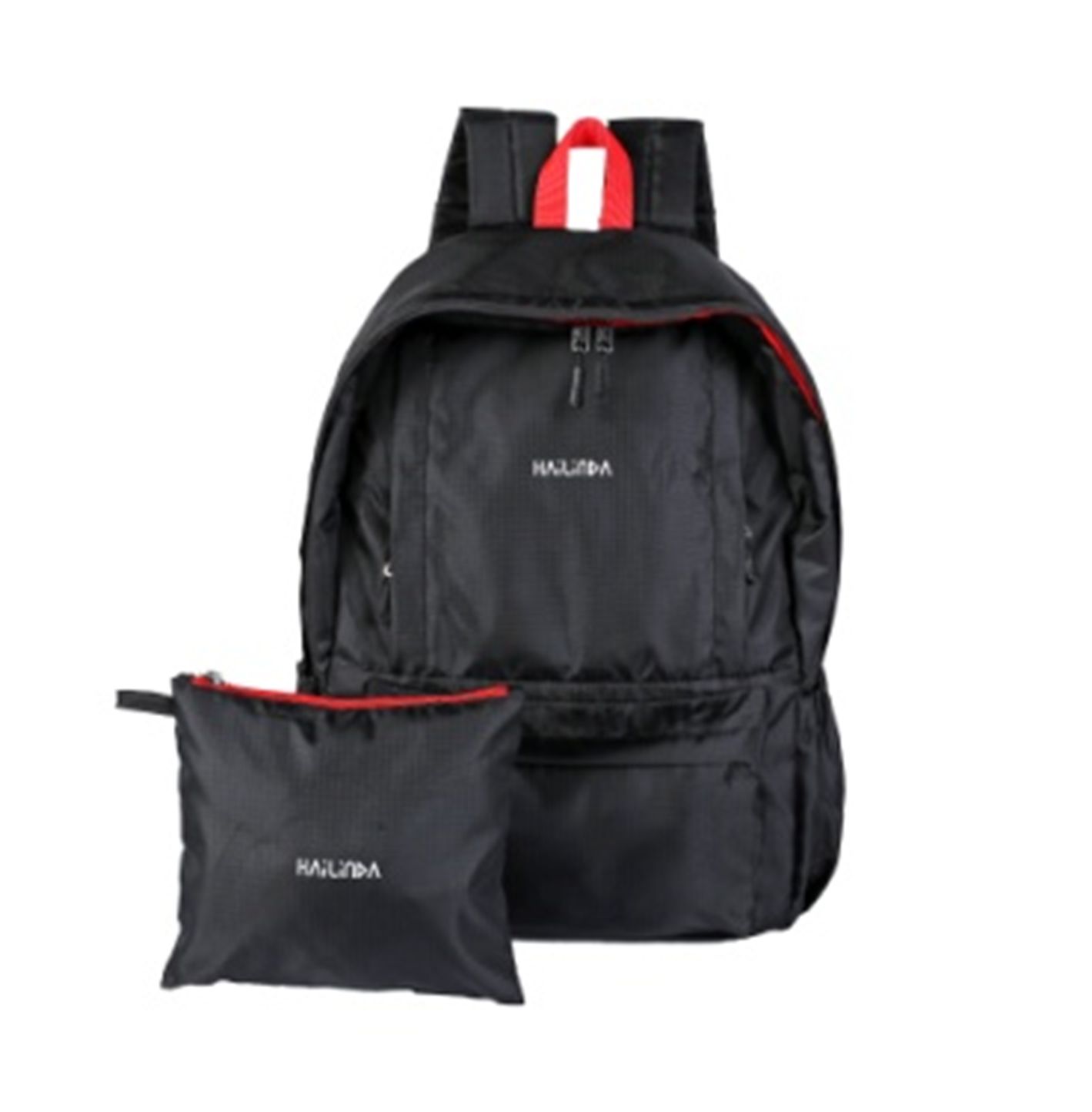 Yiwu Selection folding backpacks black large and small travel sports backpacks HLD-1005/303