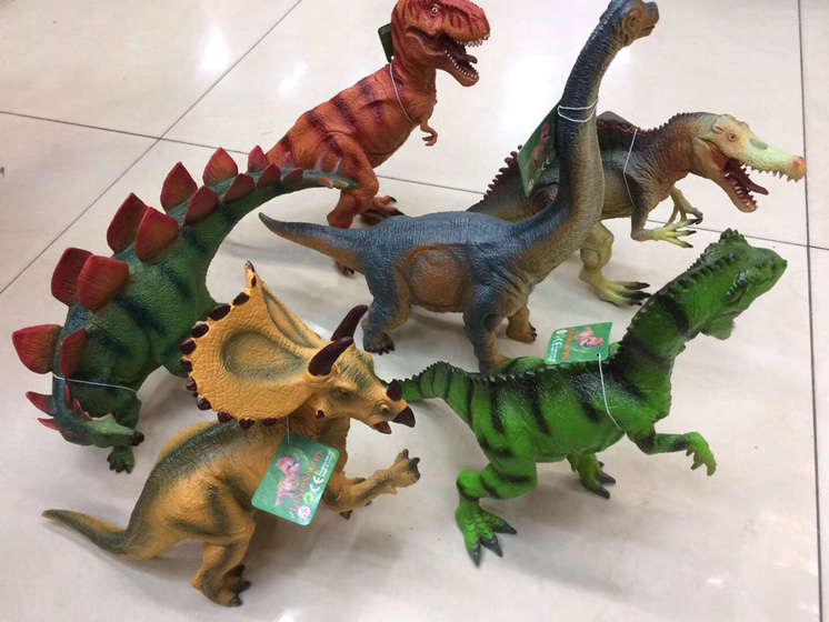 Jurassic children's hard glue dinosaur toys thumbnail