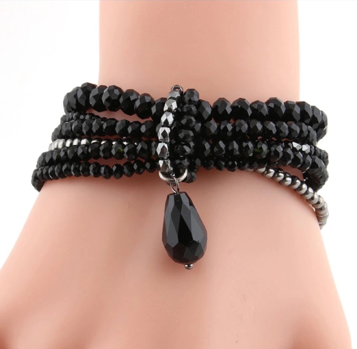 图腾饰品新款多圈水晶手链详情图6