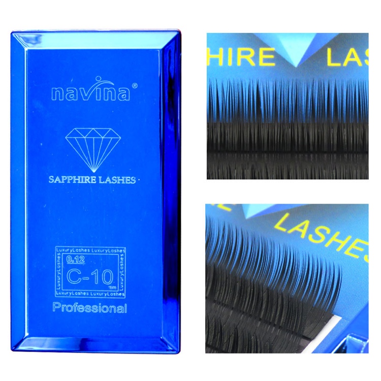 navina Yaweiya's new single-strand zero-touch false eyelash extensions are handcrafted with dense eyelash extensions. Customized planting false eyelashes are thick and natural, exclusively for export
