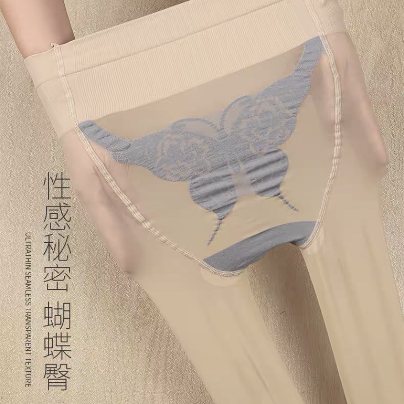 波萝0d丝袜女薄款夏天防勾丝隐形超薄蝴蝶光腿神器女超自然全透明