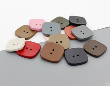 Coat buttons versatile Square women's flannel cashmere trench coat round wool buttons camel colour suit buttons