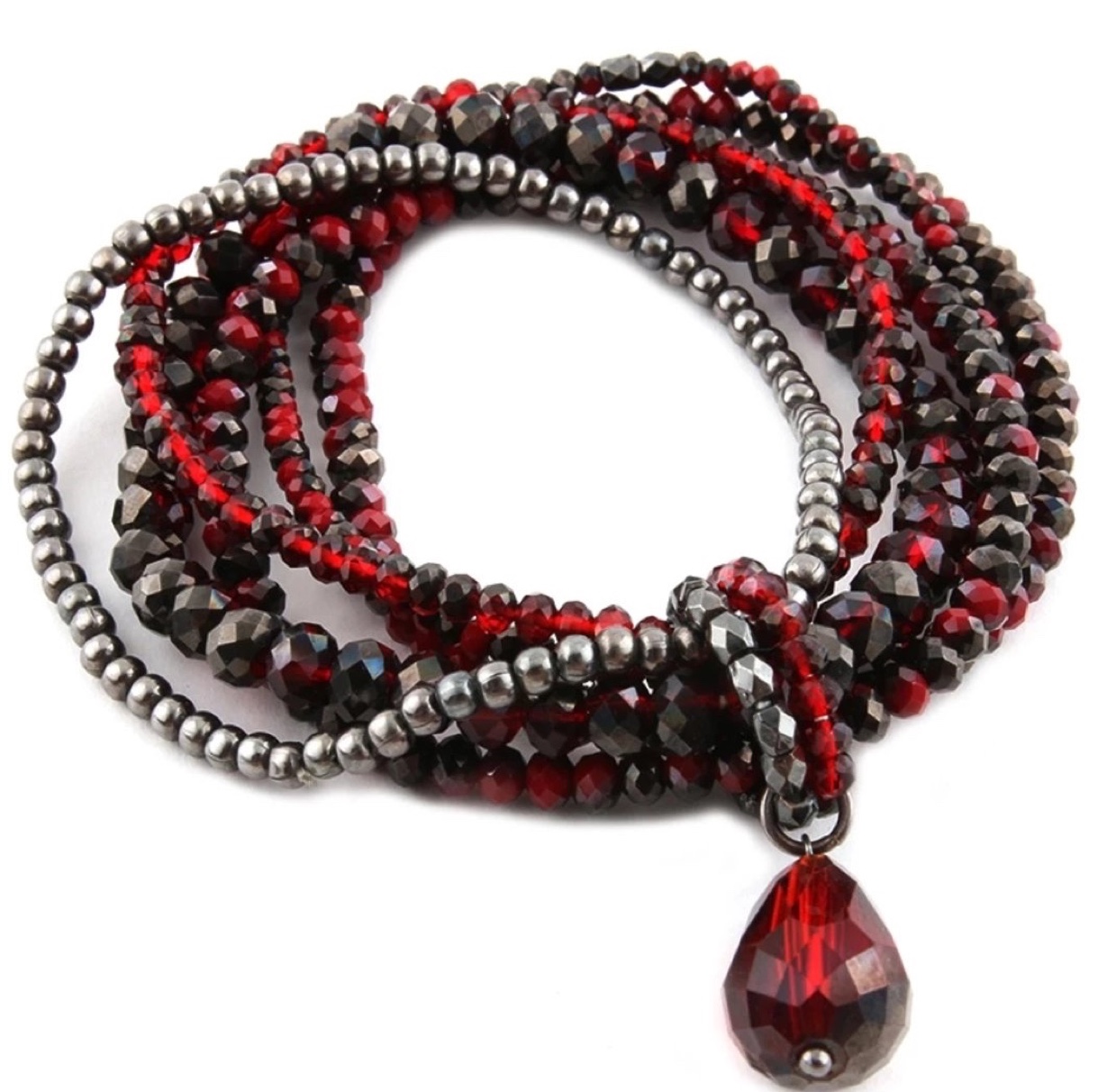 饰品/水晶/手链白底实物图