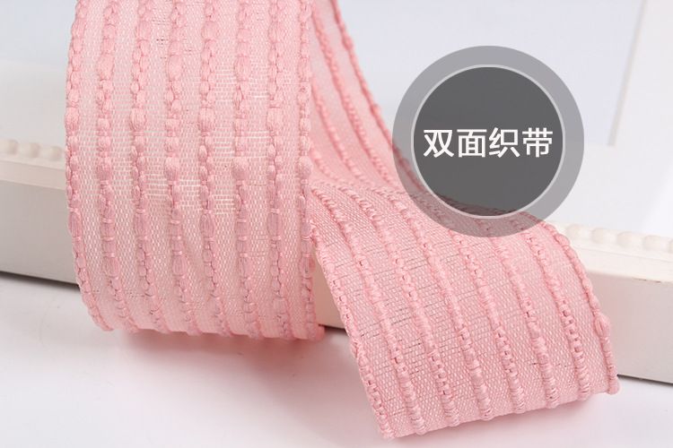 Dingxin Korean Premium webbing HY1705 Fabric lace Ribbon Factory Direct Sales for export 100Y Specification image
