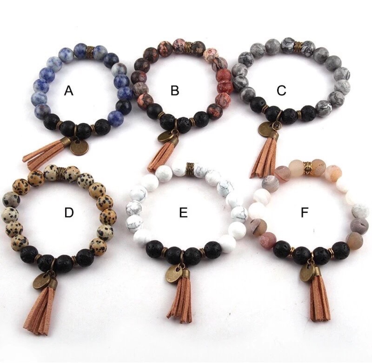 Natural stone bracelet