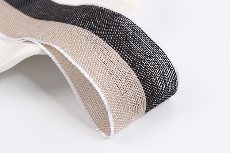 Korean premium two-color cotton fabric lace ribbon manufacturer direct sales for export 100Y details Picture