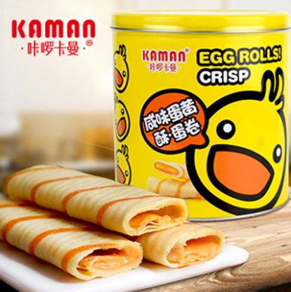 卡曼咸蛋黄味脆皮蛋卷