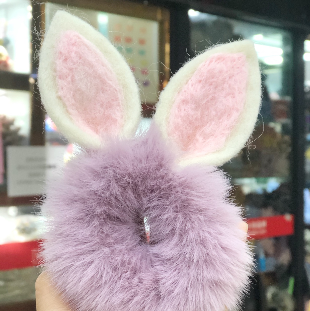 Adorable little rabbit ear hair bands, plush cat ear hair ties, big-eyed frog hair ties and rubber bands from Dongdaemun, South Korea details Picture