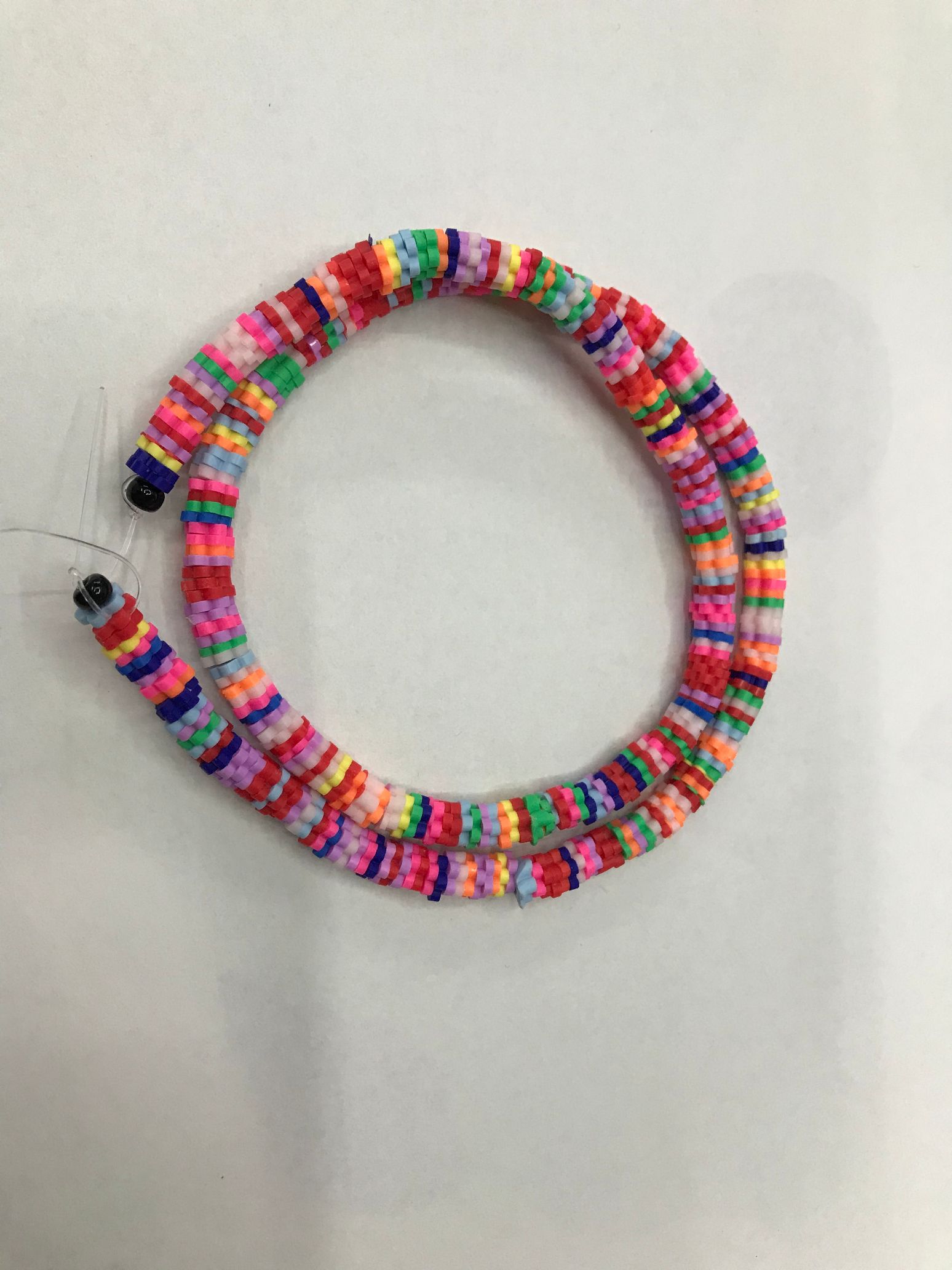 Seven-color plum blossom pieces, soft ceramic pieces, necklaces, bracelets, jewelry accessories Specification image