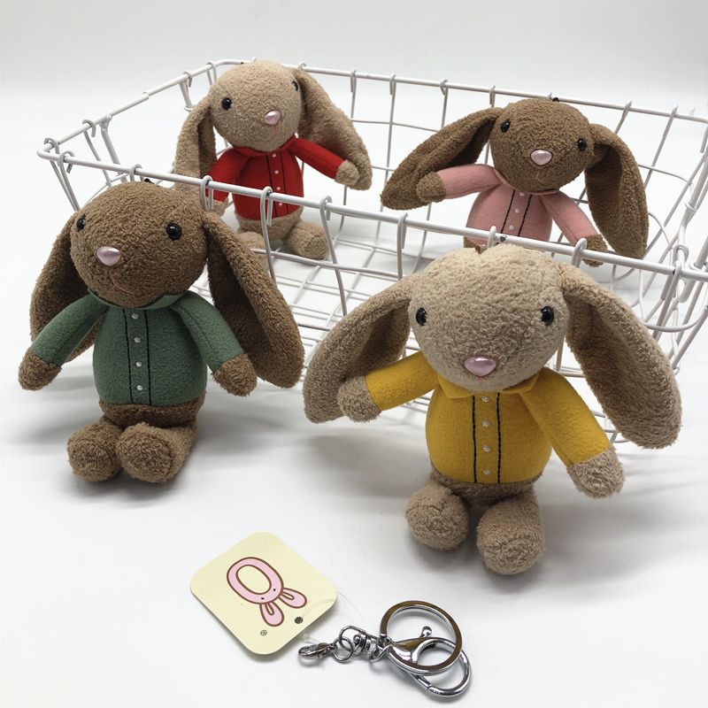 The latest daca rabbit plush toy key chain little rabbit pendant children's bag pendant fine doll thumbnail