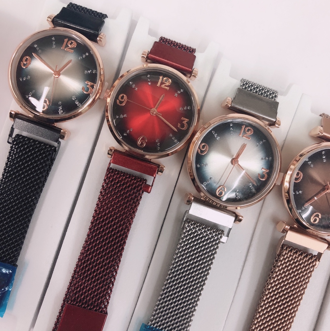 米兰表带手表女士手表 小表盘 潮流时尚石英手表学生