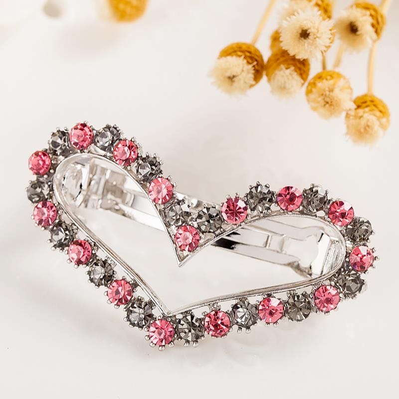 Air Korea Fashion Fashion Lady Children Hollow Hairpin Love Red