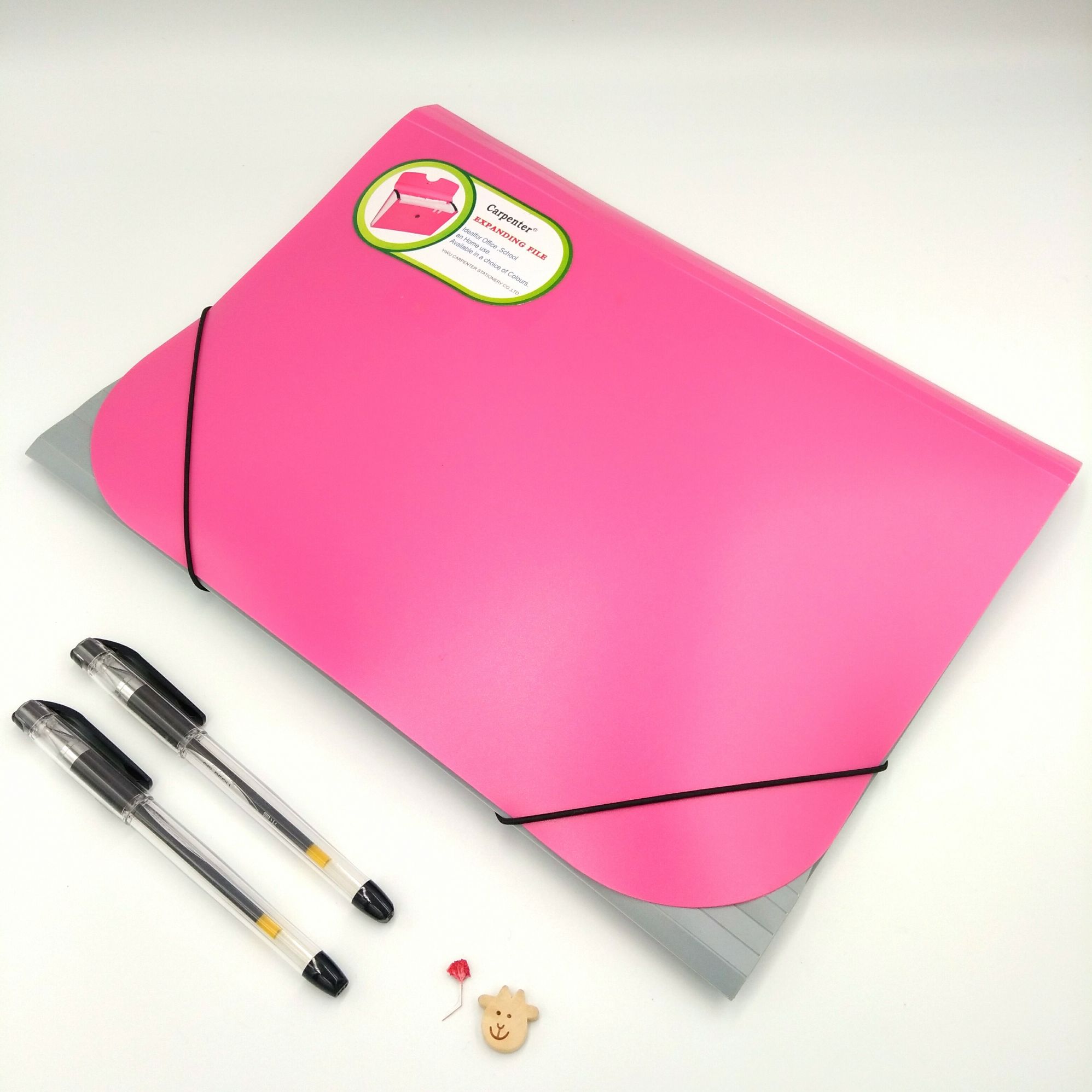 Two-color folder office folder manufacturers direct A4 tape storage folder three - page folder