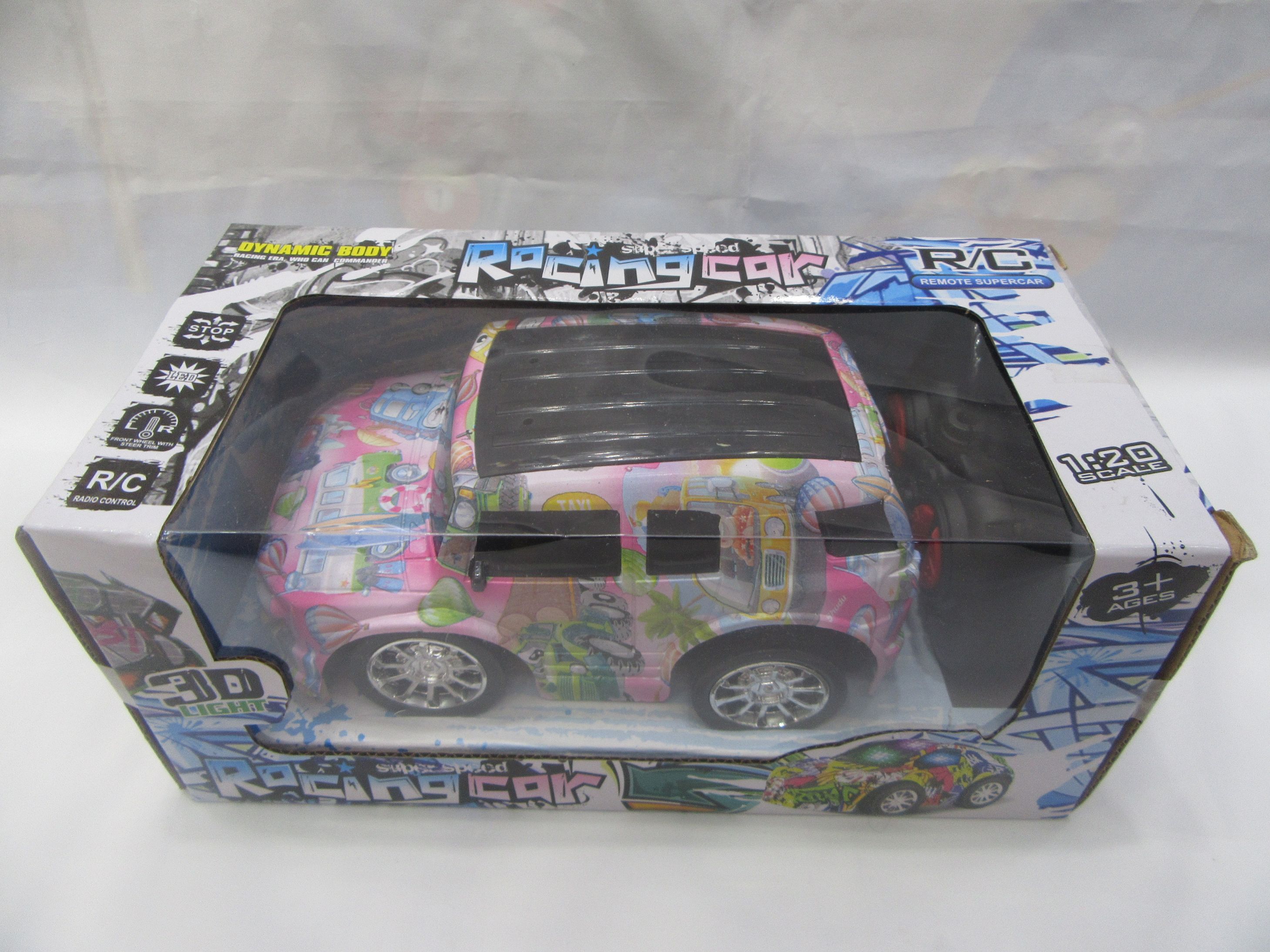 Four-Way Remote Control Toy Car Toyota Watermark Remote Control Car Wireless Boy Car Light Floating Children's Remote Control Car Toy Electric Remote Control Toy Remote Control Car Plastic 1 Boya Toy details Picture