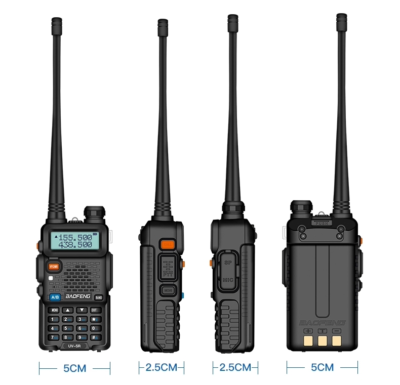 Factory direct baofeng BF-5R outdoor motorcade security property management site supermarket restaurant beauty salon entertainment place civil walkie talkie Application Scenario