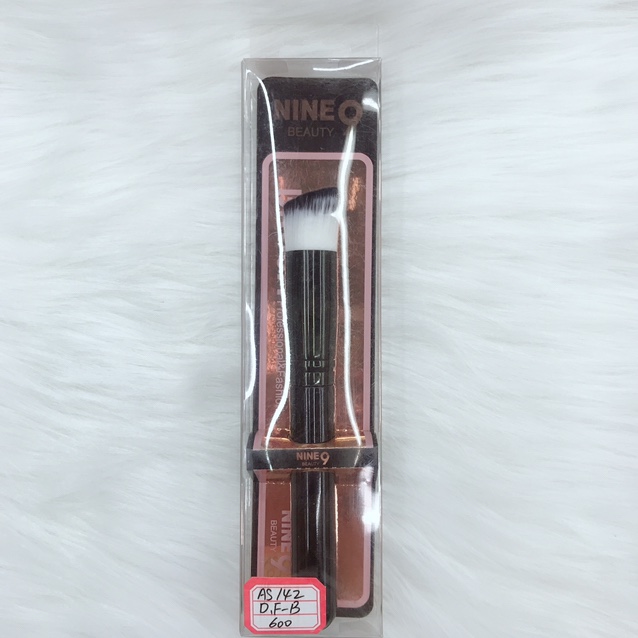 Black and white hair make-up brush