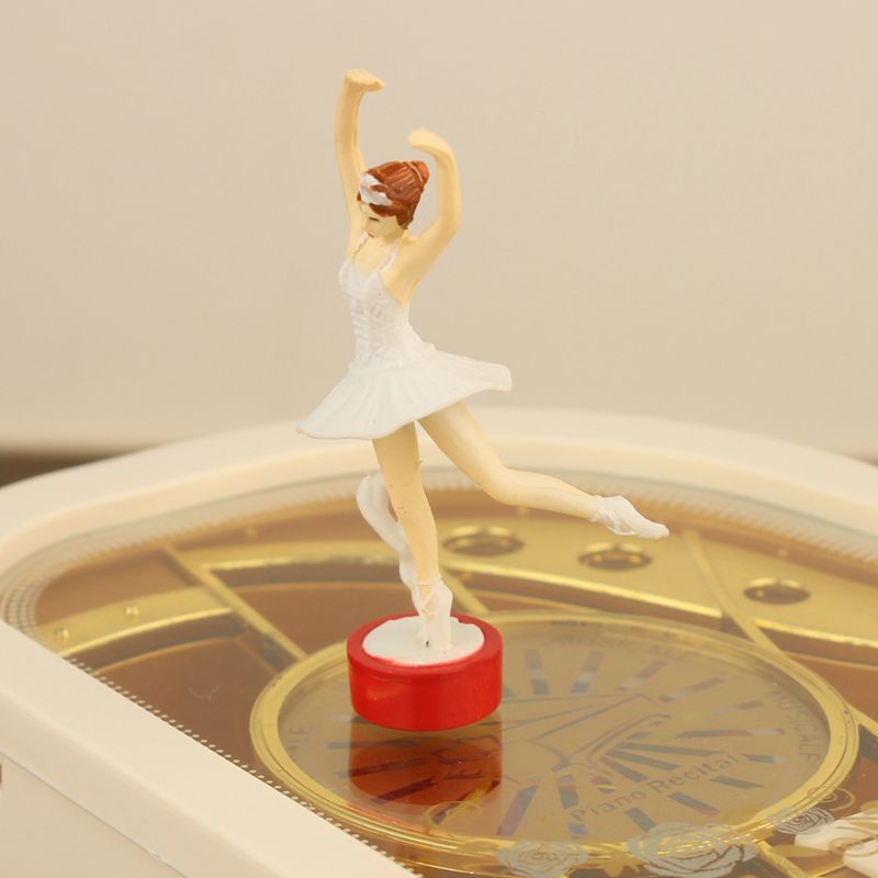 Mini creativo niña trompeta piano caja de música ballet caja de música niños hombre y mujer regalo de cumpleaños arreglo pic 3