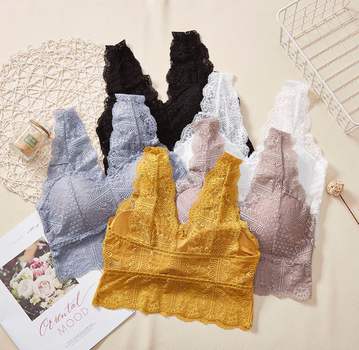Factory wholesale transparent lace sexy and beautiful back-inset women's underwear Application Scenario