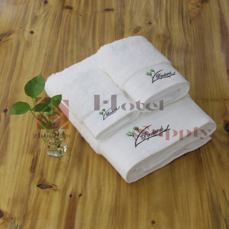 Platinum satin satin file pure cotton hotel square towel bath towel floor towel can be customized logo