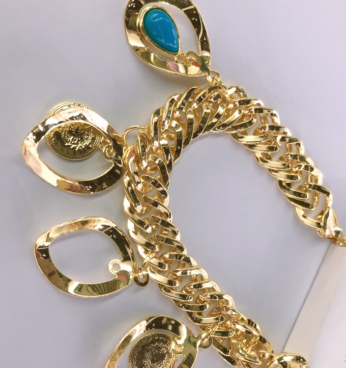 Fashion trend casual turquoise bracelet thumbnail