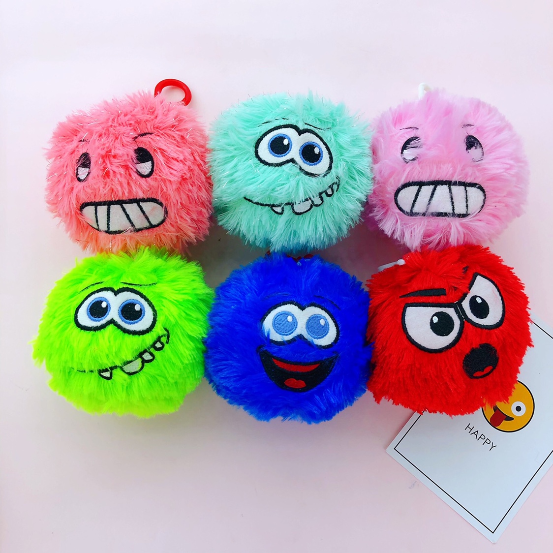 Slow Rebound Plush Emoticon Stress Relief Ball