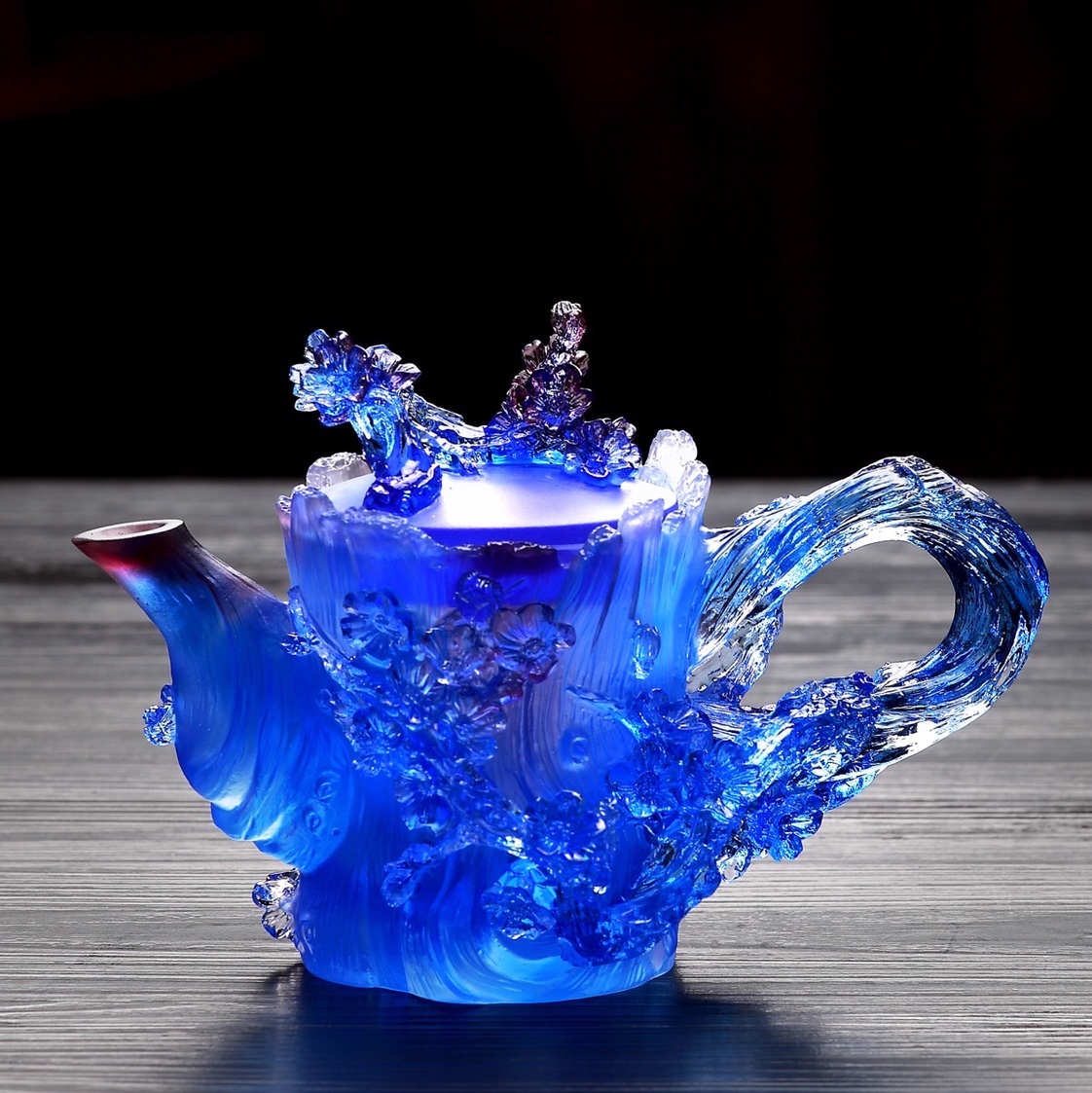 Glass handicraft household decoration fragrance pot thumbnail