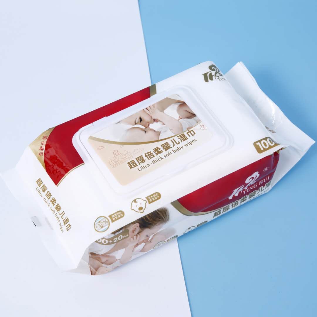防止皮肤过敏宝宝湿巾图