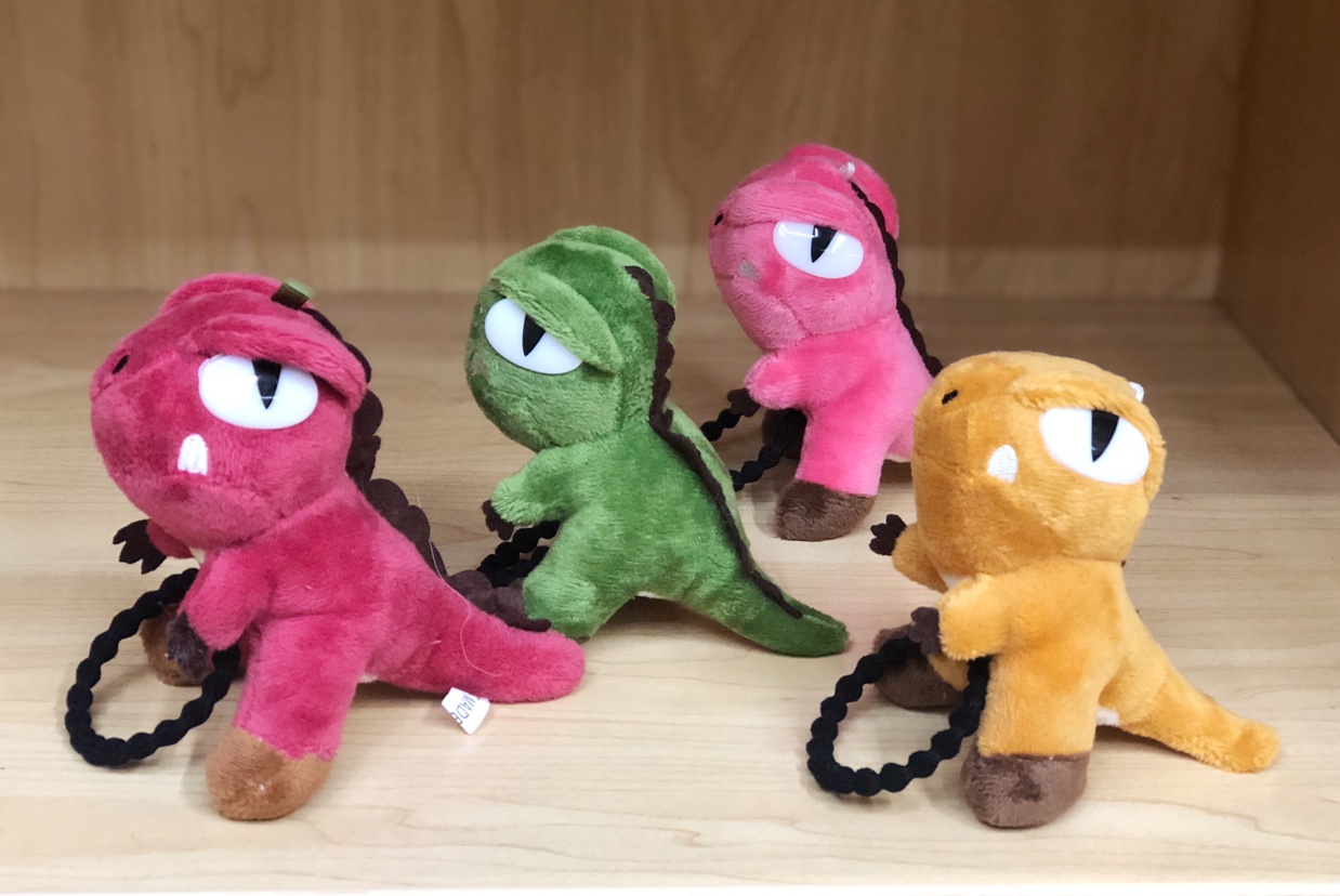Cross-border best-selling three-color dinosaur headbands, hair ties, hair rings, Tyrannosaurus rex figurines, headwear accessories, street stall supply details Picture