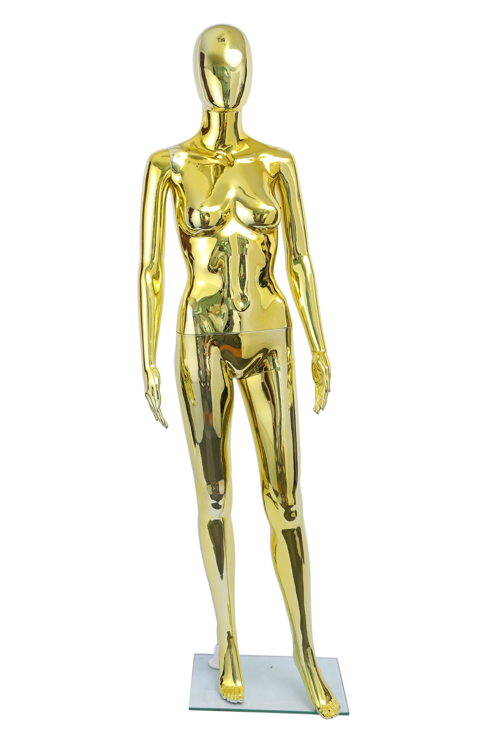 The factory direct sale plastic body female model electroplating spray paint model can be customized in all kinds of colors thumbnail