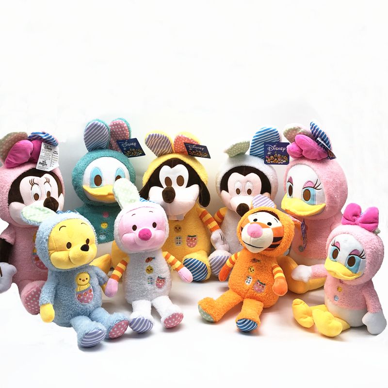Donald Duck Mickey Minnie Toys stuffed toys children gifts for girls doll graber dolls
